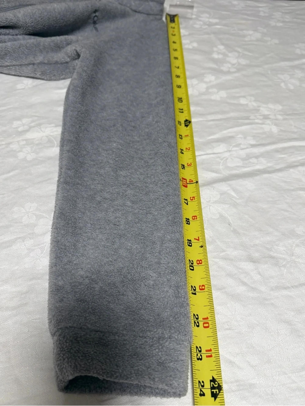 Girls Columbia Gray Full-Zip Fleece Jacket